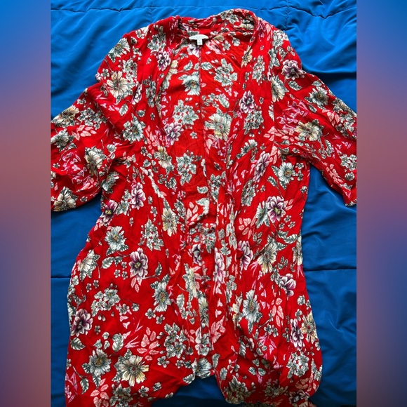 Patrons of Peace Women’s Floral cardigan. Size Medium. - Picture 5 of 5